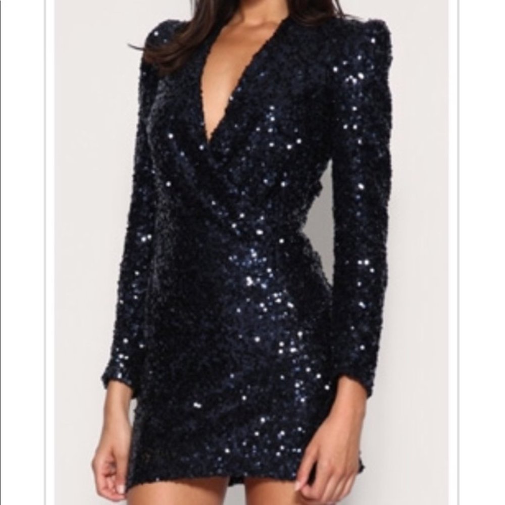French Connection Sequin Samantha Dress - Picture 7 of 7